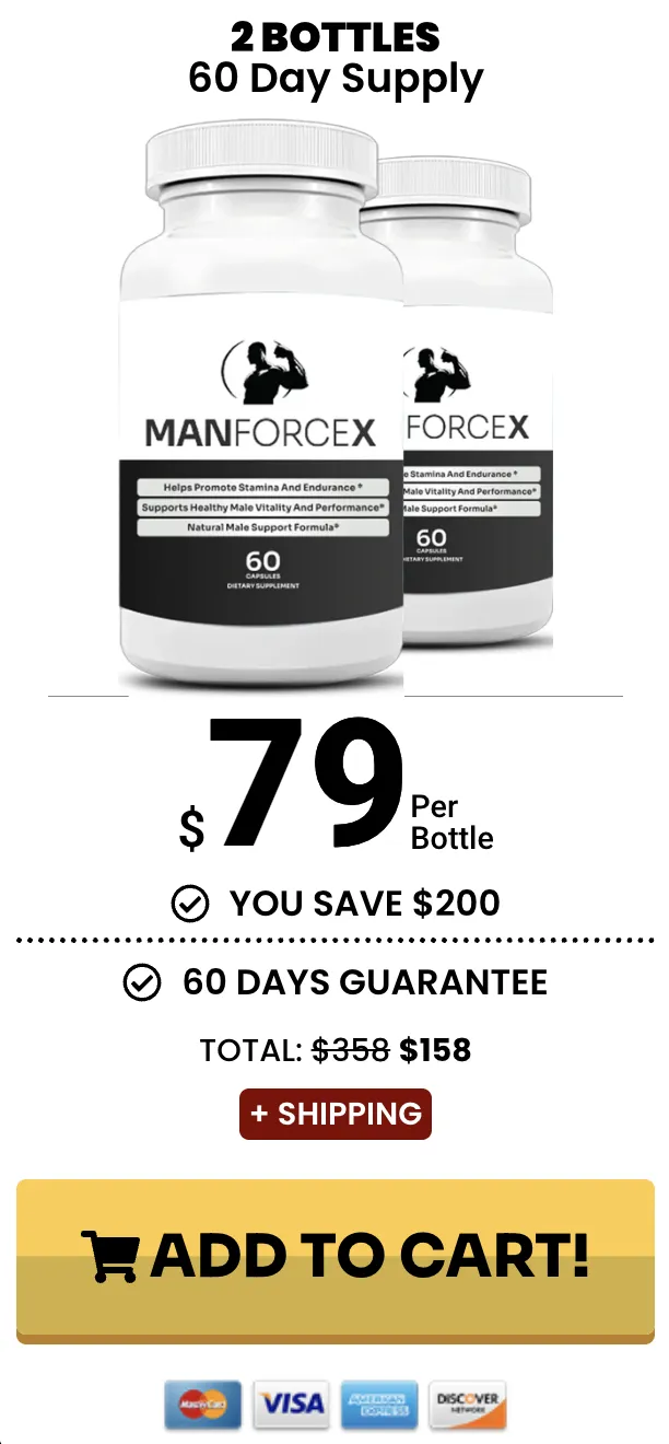 ManForceX one bottle